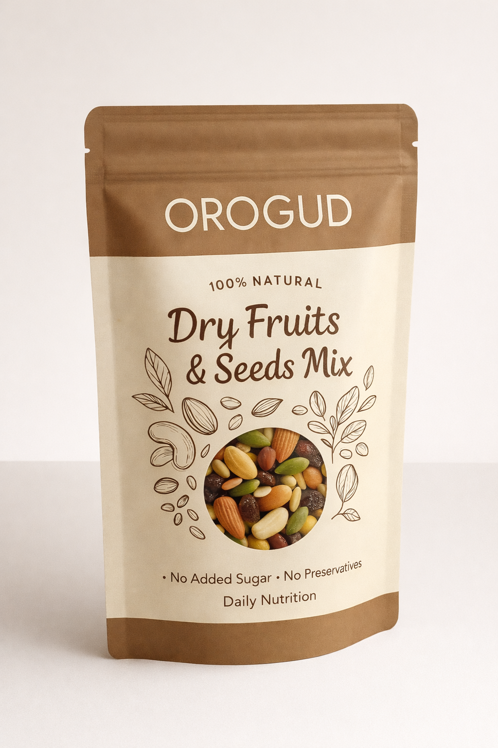 OROGUD 100% Natural Dry Fruits & Seeds Mix