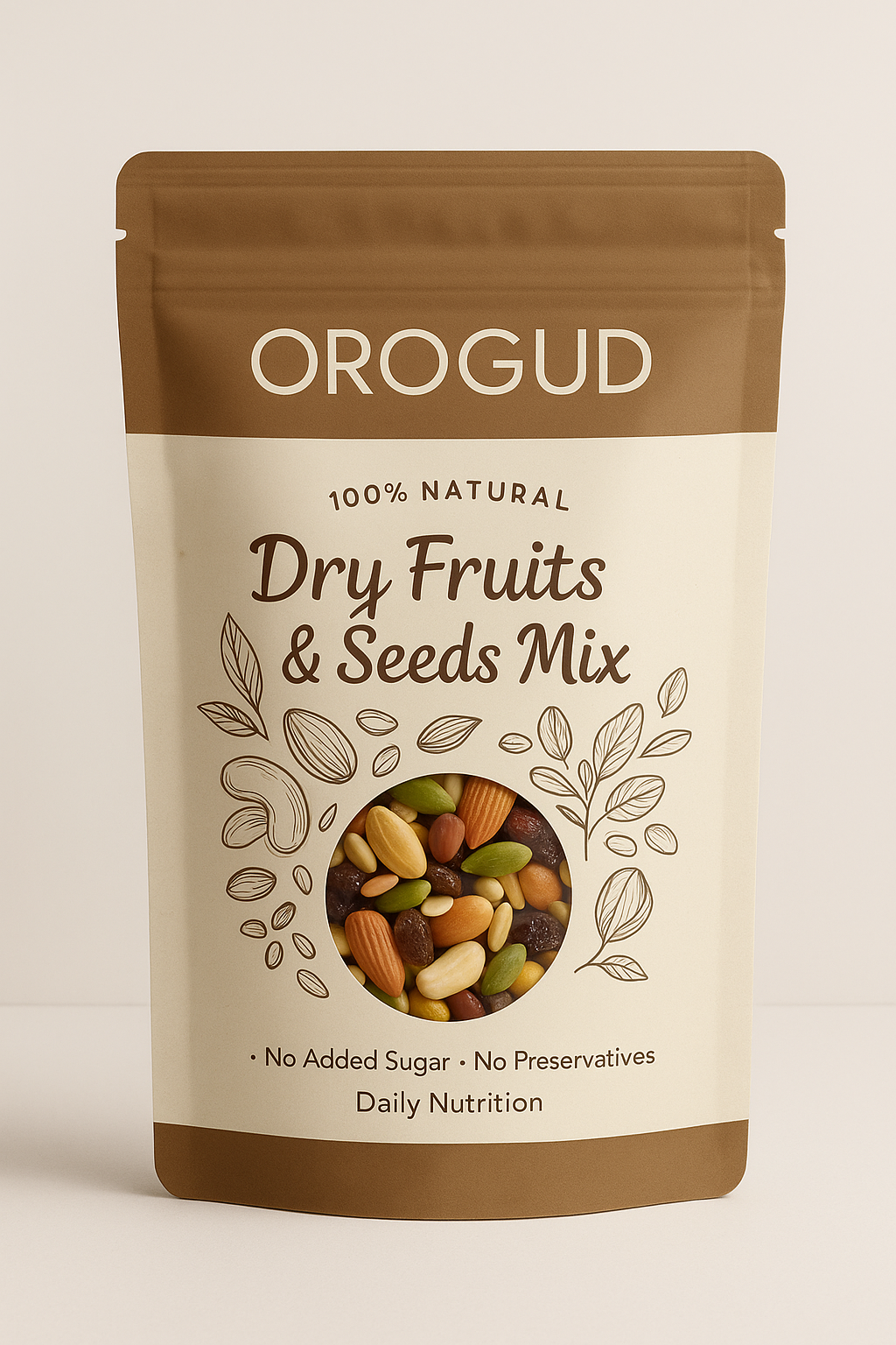 OROGUD 100% Natural Dry Fruits & Seeds Mix